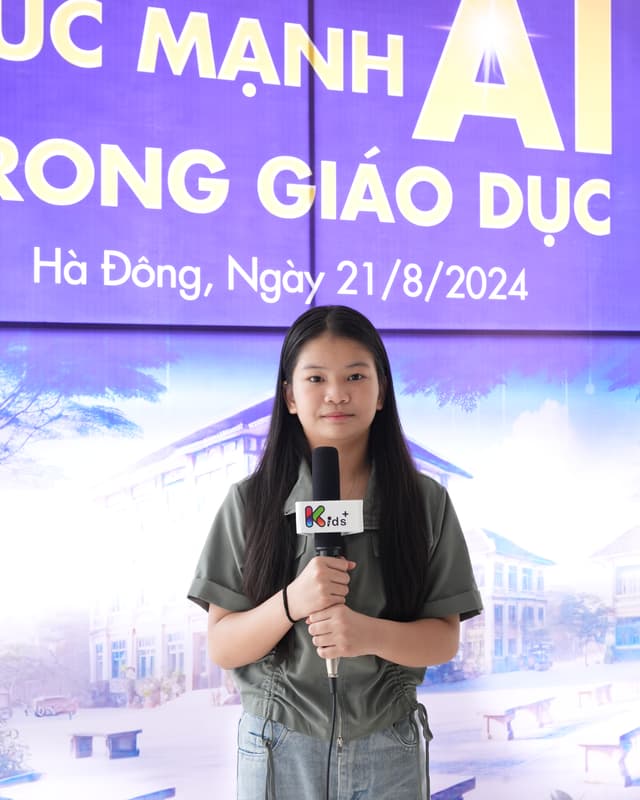 Phóng viên nhí KIDS+ tại sự kiện Hà Đông